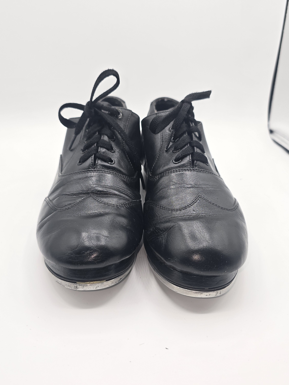 Miller & Ben Professional Leather Tap Shoes w/ Capezio Tele Tone Taps (EU 40.5)